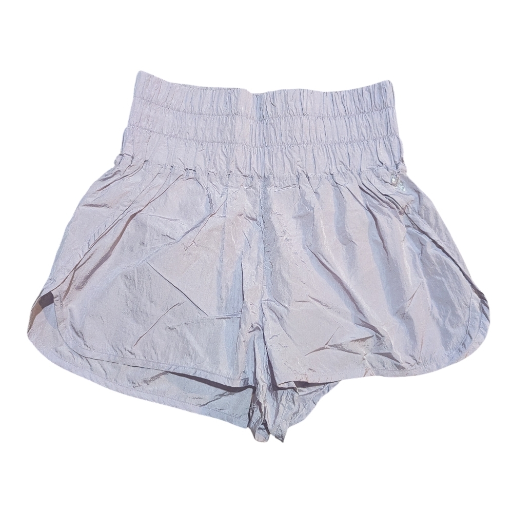 FREE PEOPLE MOVEMENT The Way Home Shorts Hi Rise Extra Large Purple Gym